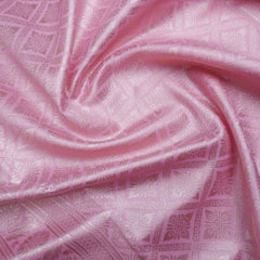 Leeche Cotton Baby Pink Saree