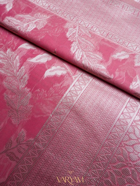 Mango Cotton Pink Saree