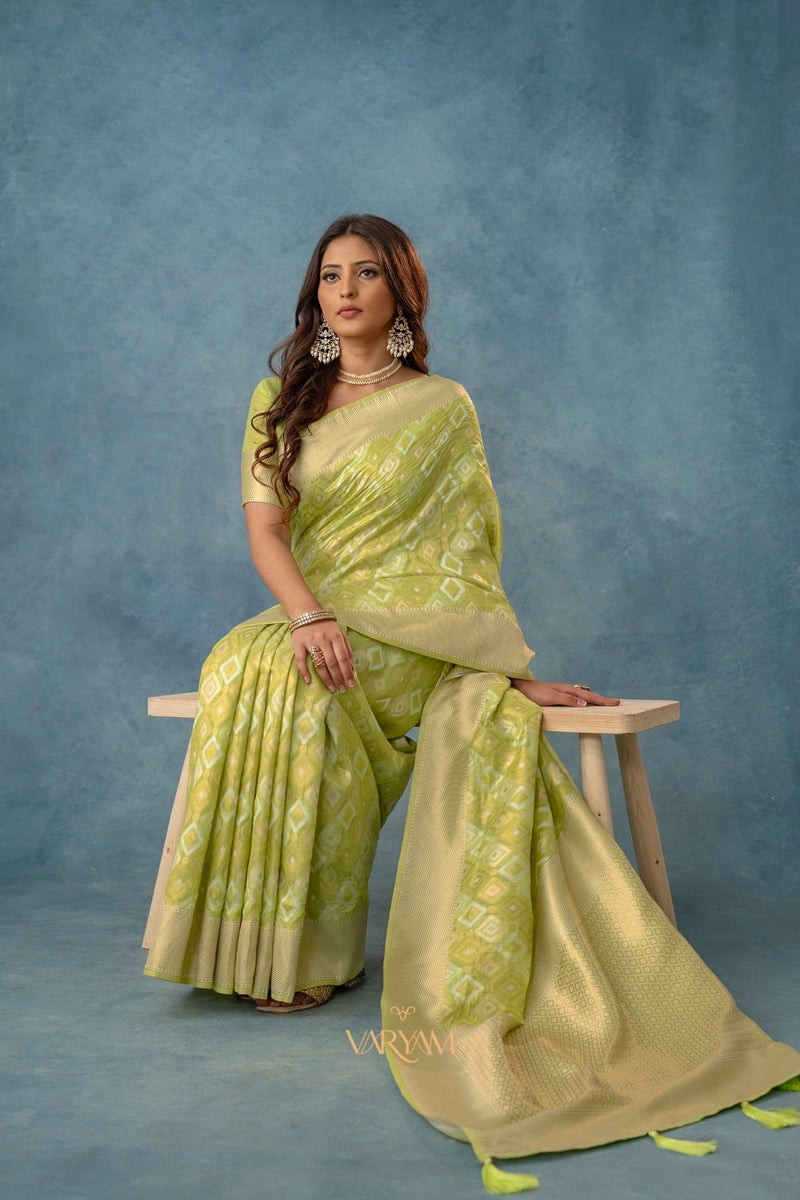 Shahi Cotton Green Saree