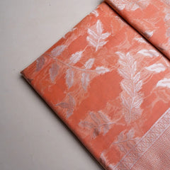 Mango Cotton Orange Saree