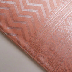 Leeche Cotton Orange Saree