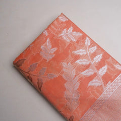 Mango Cotton Orange Saree