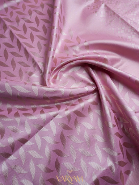 Sanna Cotton Baby Pink Saree