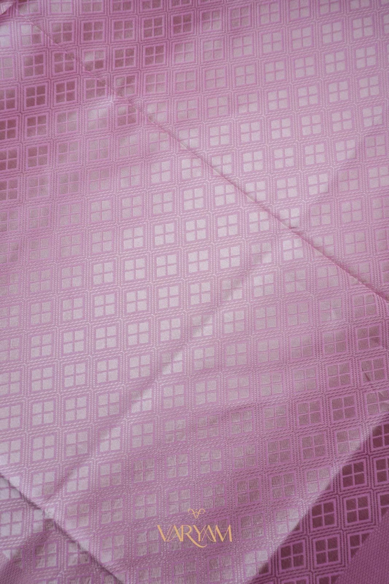 Sanna Cotton Baby Pink Saree
