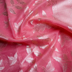 Mango Cotton Pink Saree