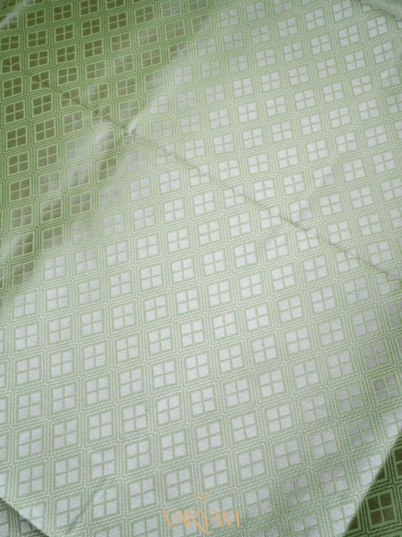 Sanna Cotton Green Saree