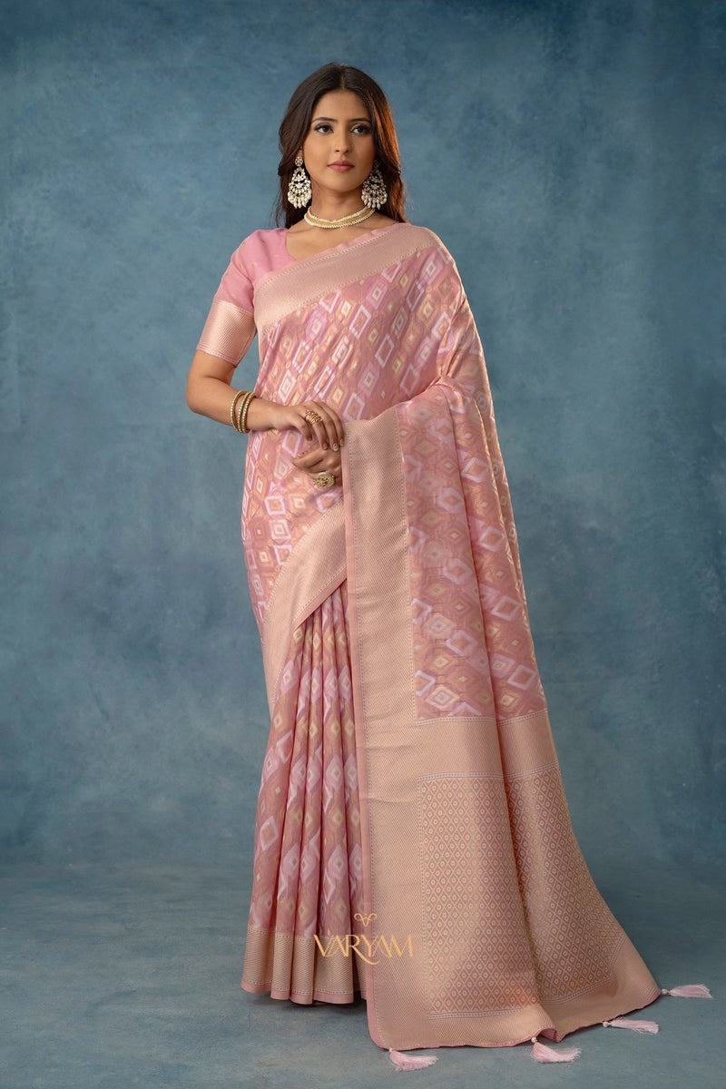 Shahi Cotton Pink Saree