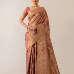Ivona Silk Purple Saree