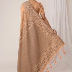 Sindoor Cotton Orange Saree