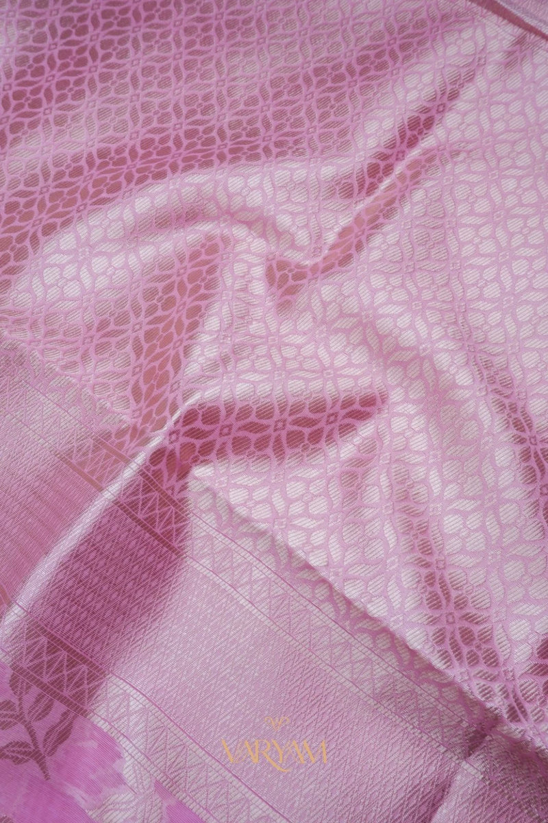 Mango Cotton Baby Pink Saree