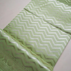 Leeche Cotton Green Saree