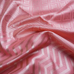 Leeche Cotton Pink Saree