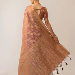 Ivona Silk Purple Saree
