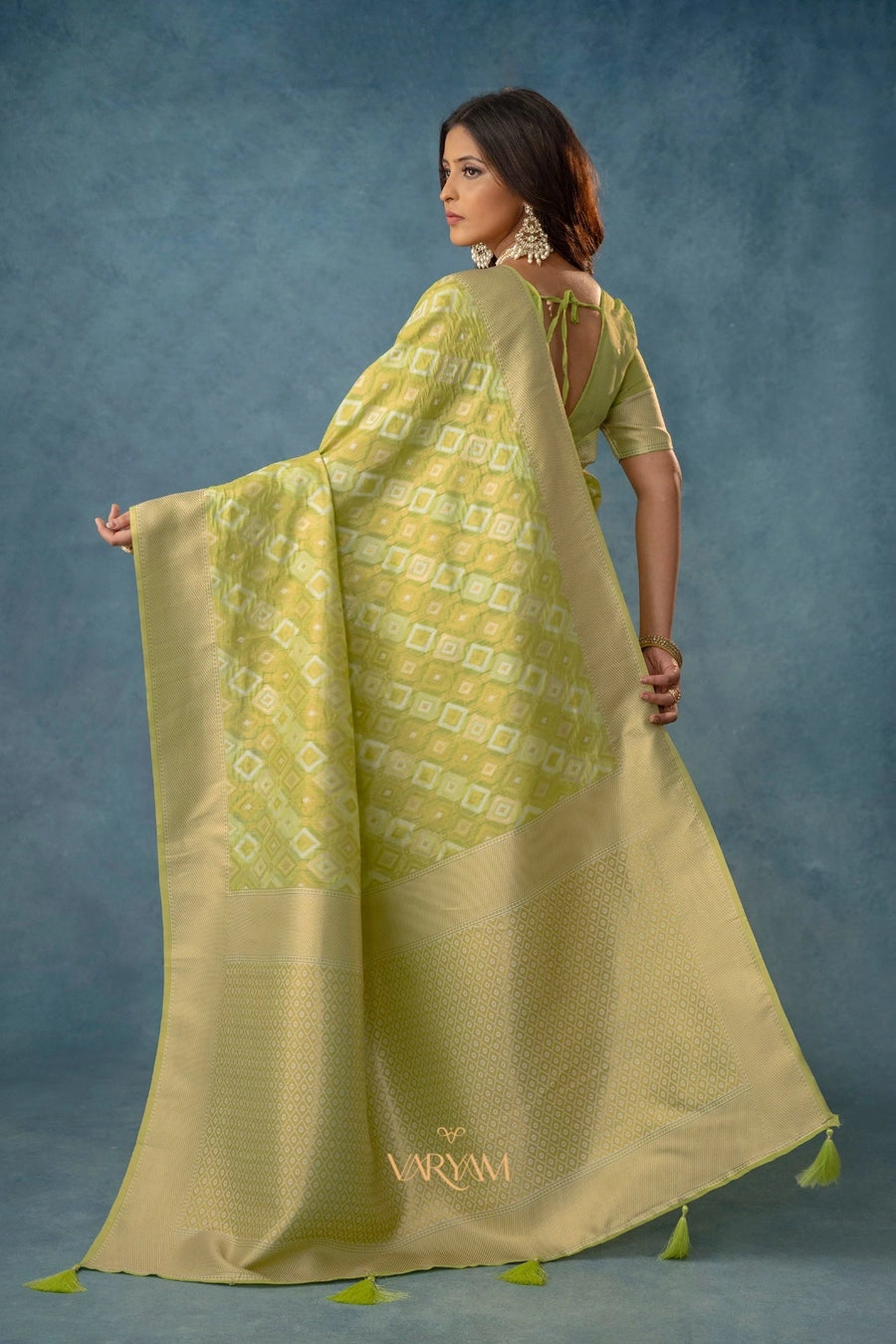 Shahi Cotton Green Saree