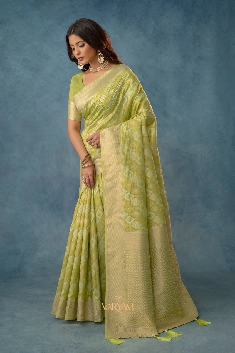 Shahi Cotton Green Saree