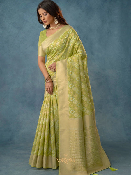 Shahi Cotton Green Saree