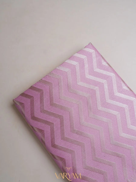 Leeche Cotton Baby Pink Saree