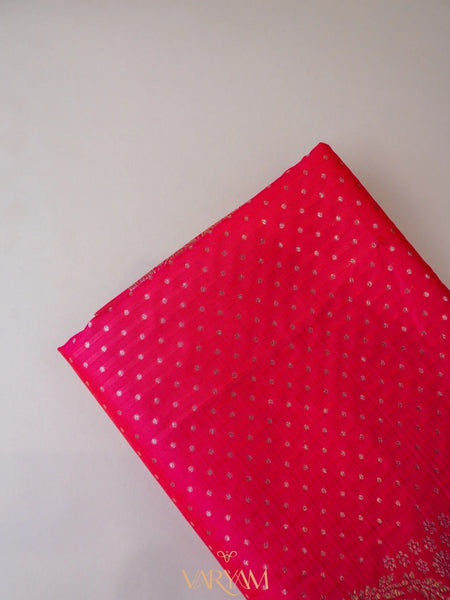 Zari Banarsi Silk Pink Saree