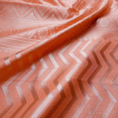 Leeche Cotton Orange Saree