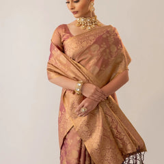 Ivona Silk Purple Saree