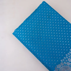 Zari Banarsi Silk Blue Saree