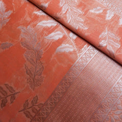Mango Cotton Orange Saree