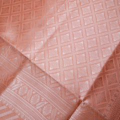 Leeche Cotton Orange Saree