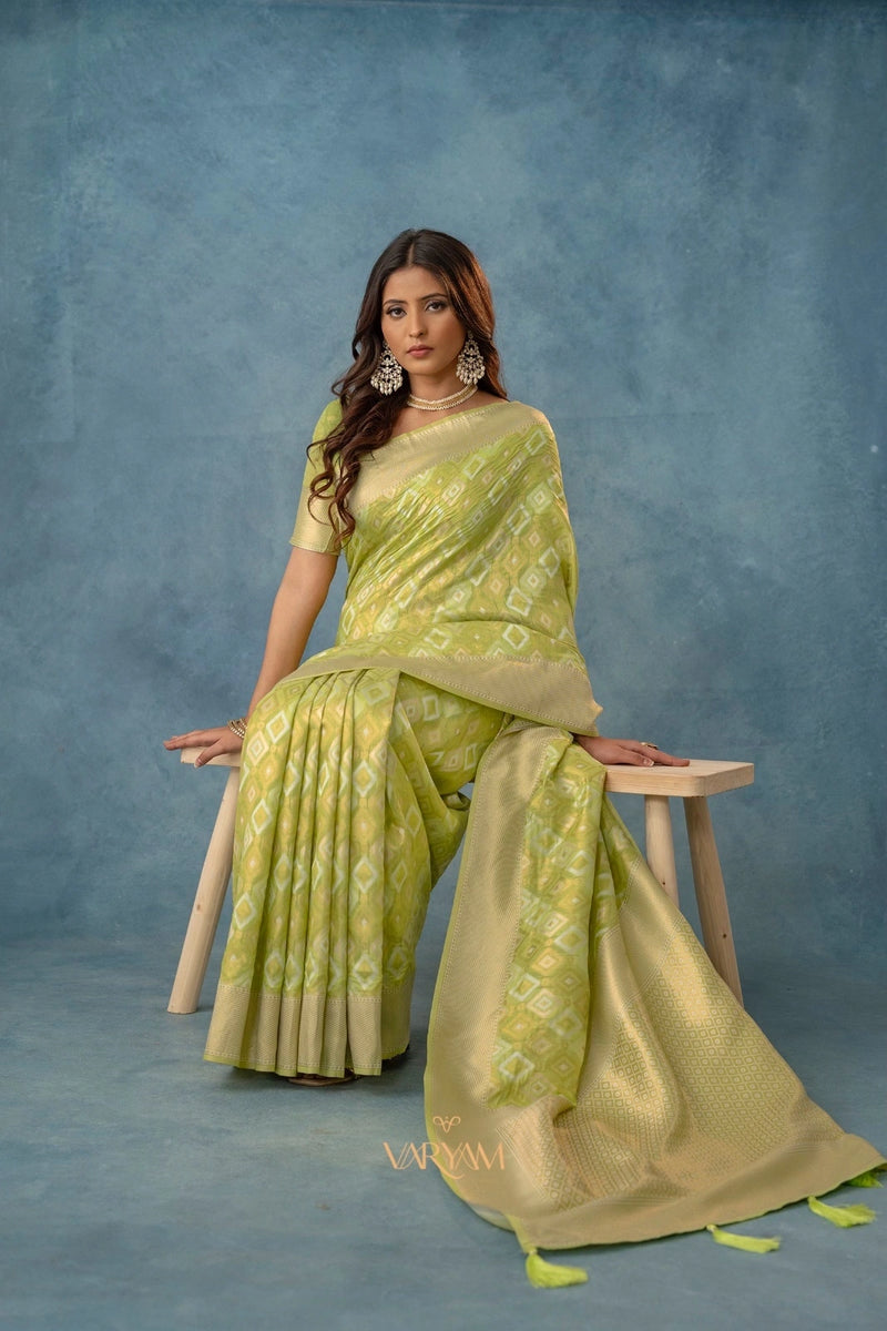 Shahi Cotton Green Saree