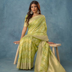 Shahi Cotton Green Saree