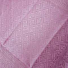 Leeche Cotton Baby Pink Saree