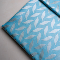 Sanna Cotton Blue Saree