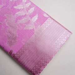 Mango Cotton Baby Pink Saree