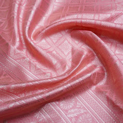 Leeche Cotton Pink Saree