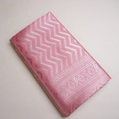 Leeche Cotton Pink Saree