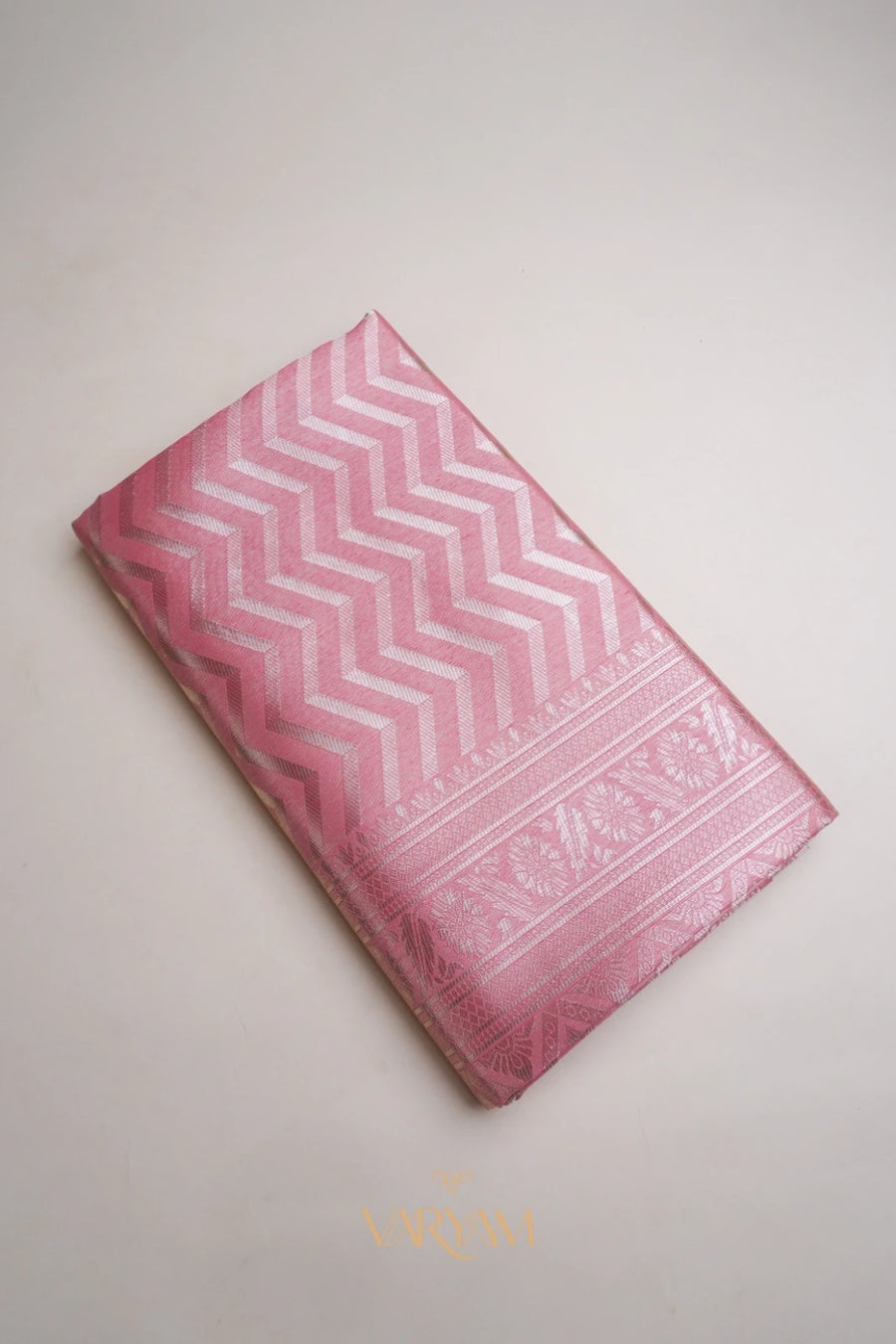 Leeche Cotton Pink Saree