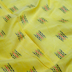 Katha Handloom Yellow Saree